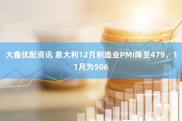 大鑫优配资讯 意大利12月制造业PMI降至479，11月为506